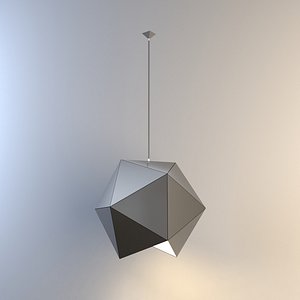 geometric ceiling light 3D
