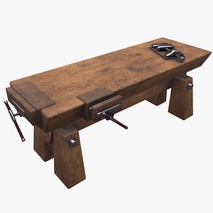 3D model workbench work bench