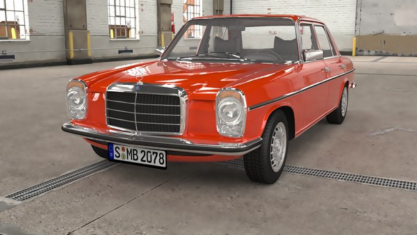 1968-1975 mercedes benz w1153d模型