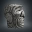 Maori Tiki Face Sculpture