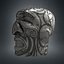 Maori Tiki Face Sculpture