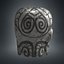 Maori Tiki Face Sculpture