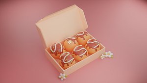 3D Takoyaki model