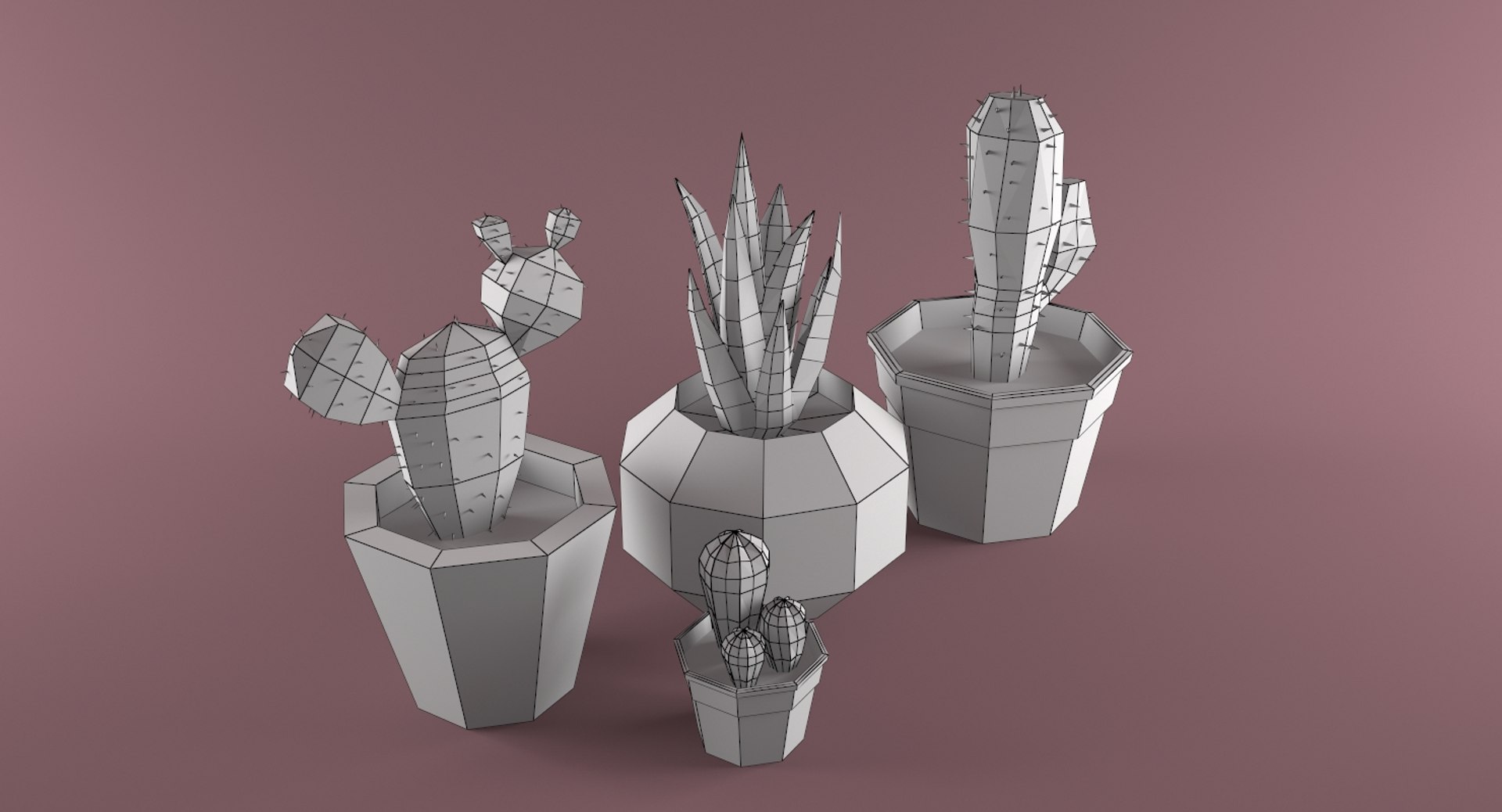 Cactus Model - TurboSquid 1246710