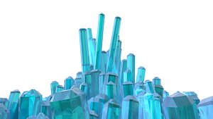 3D model crystal model