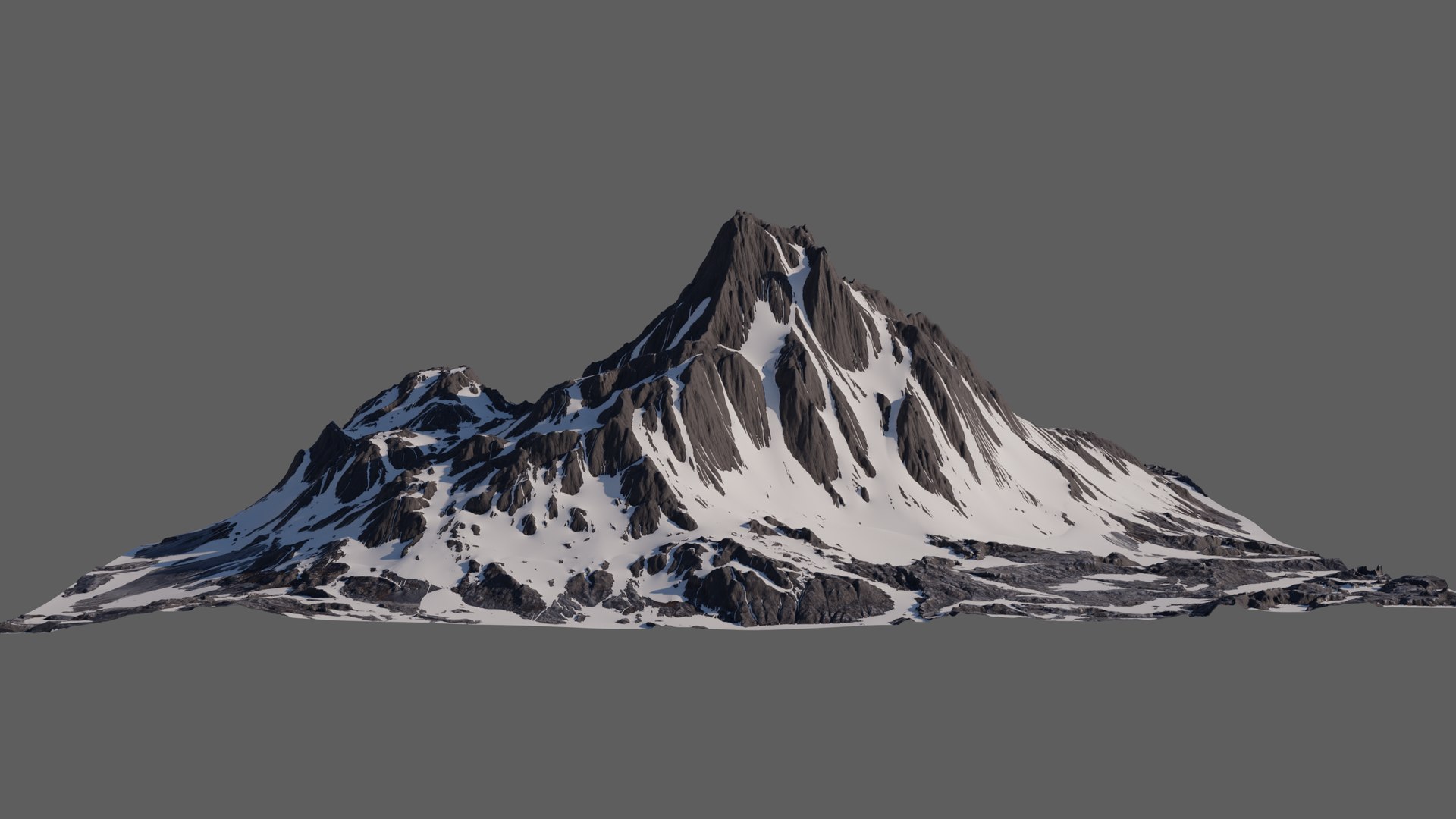 8K Detailed Mountain Landscape 4 Model - TurboSquid 1820495