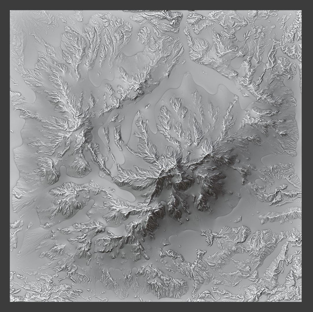 8K Detailed Mountain Landscape 4 Model - TurboSquid 1820495