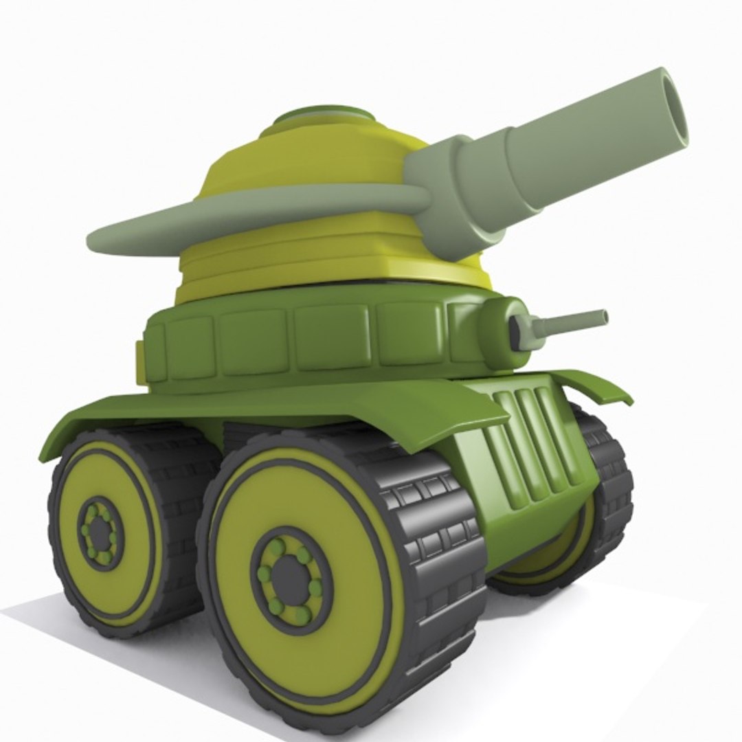 tank toon 3d 3ds