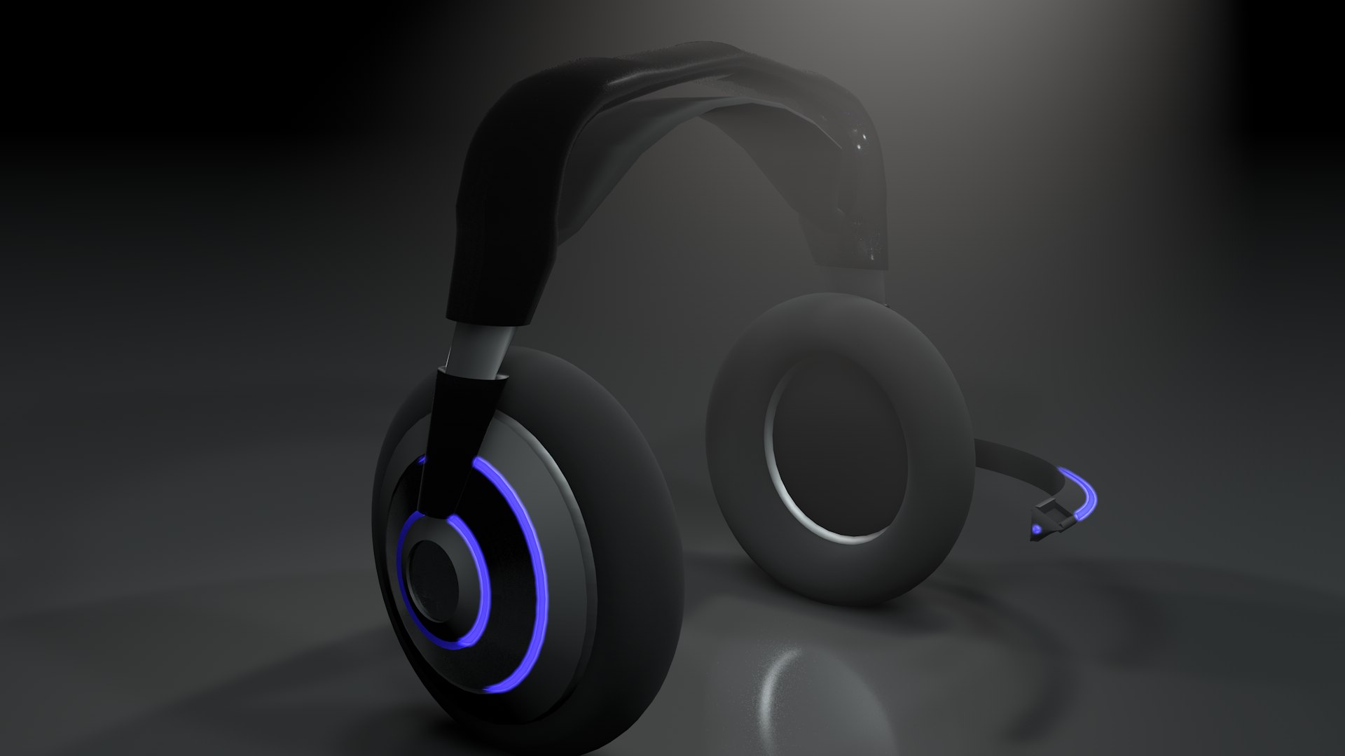 Headphones Bluetooth Gaming 3D Model - TurboSquid 1293799