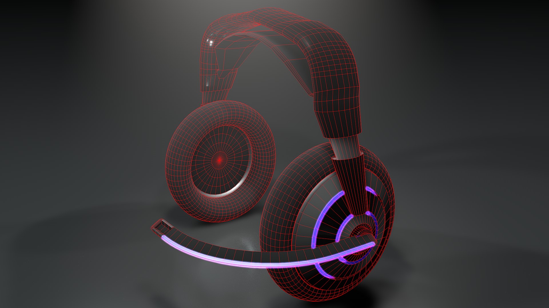 Headphones Bluetooth Gaming 3D Model - TurboSquid 1293799