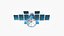 Satellite A09 USA United States - SciFi Space Design