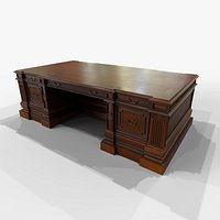 Classic Wooden Executive Desk