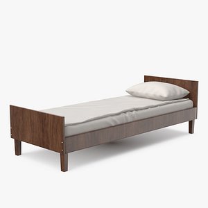 single bed 3D model