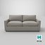 transitional-2-seater-sofa 3D model