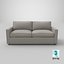 transitional-2-seater-sofa 3D model