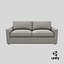 transitional-2-seater-sofa 3D model