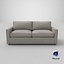 transitional-2-seater-sofa 3D model