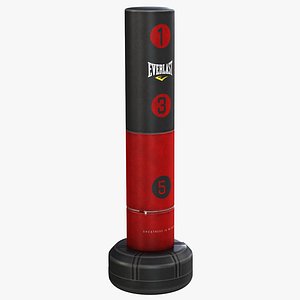 Boxing Target Freestanding Punchbag 3D