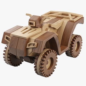 Wooden ATV Toy