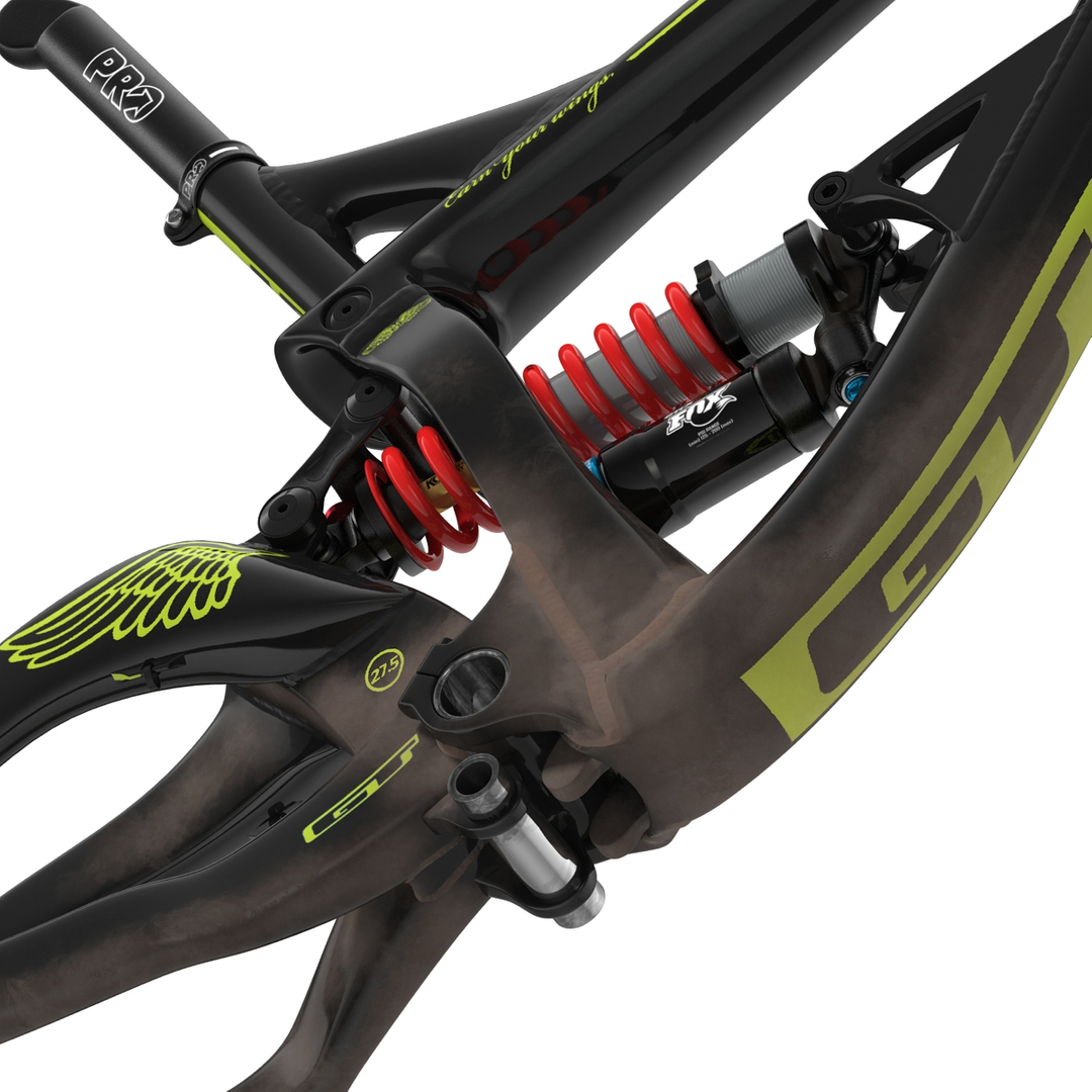 3d mountain bike frame model