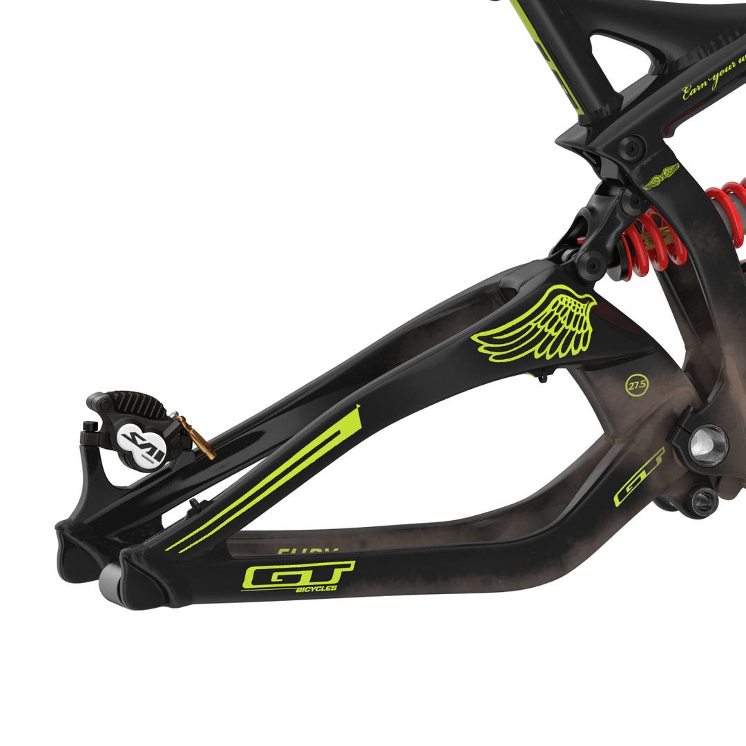 3d mountain bike frame model