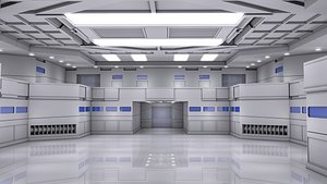 Sci Fi Interior 3D model