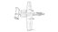 A-10A Thunderbolt II Low-poly