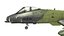 A-10A Thunderbolt II Low-poly