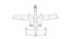A-10A Thunderbolt II Low-poly