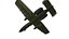 A-10A Thunderbolt II Low-poly