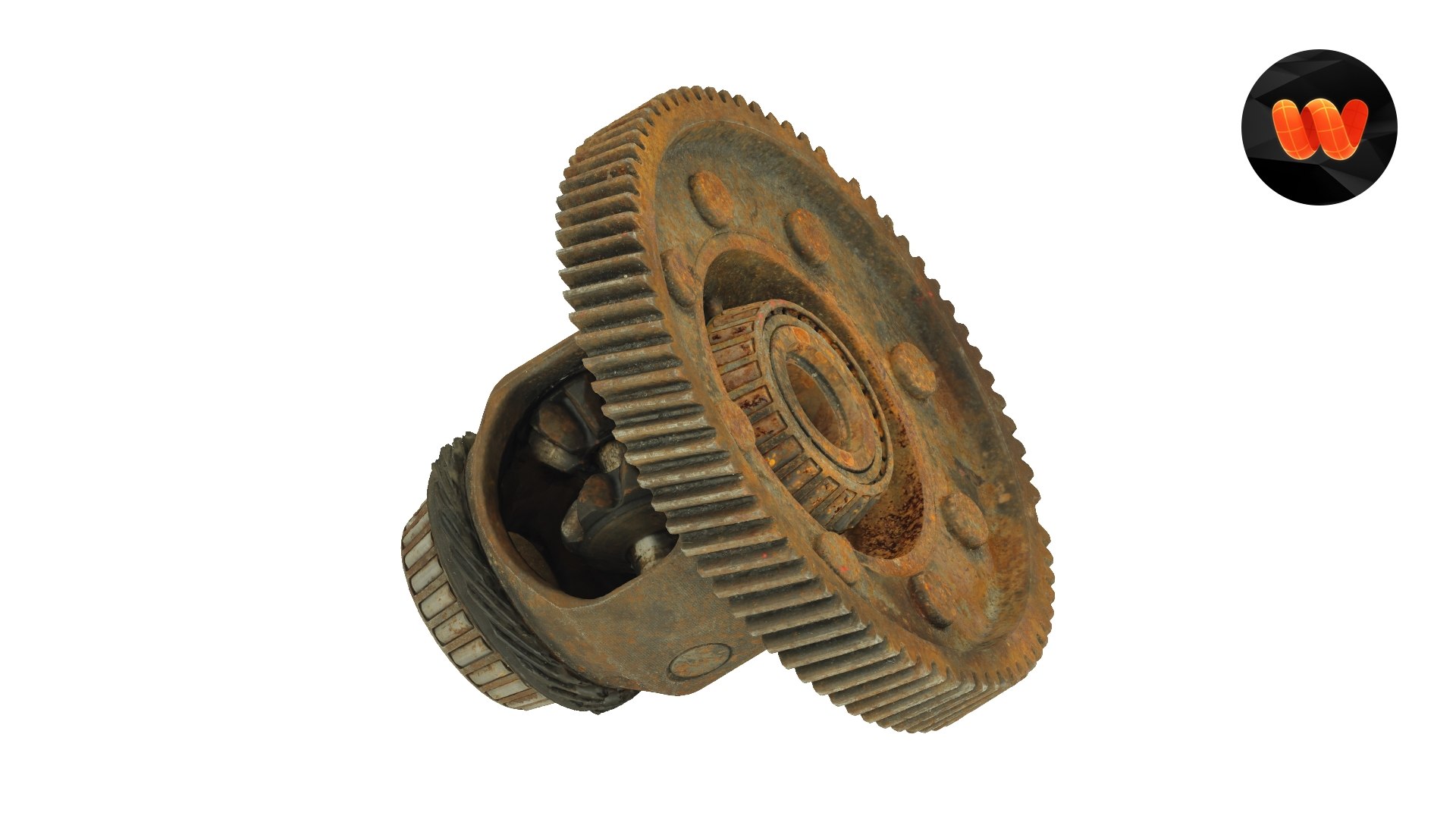 3D Rusty Gear Raw Scanned - TurboSquid 1793961