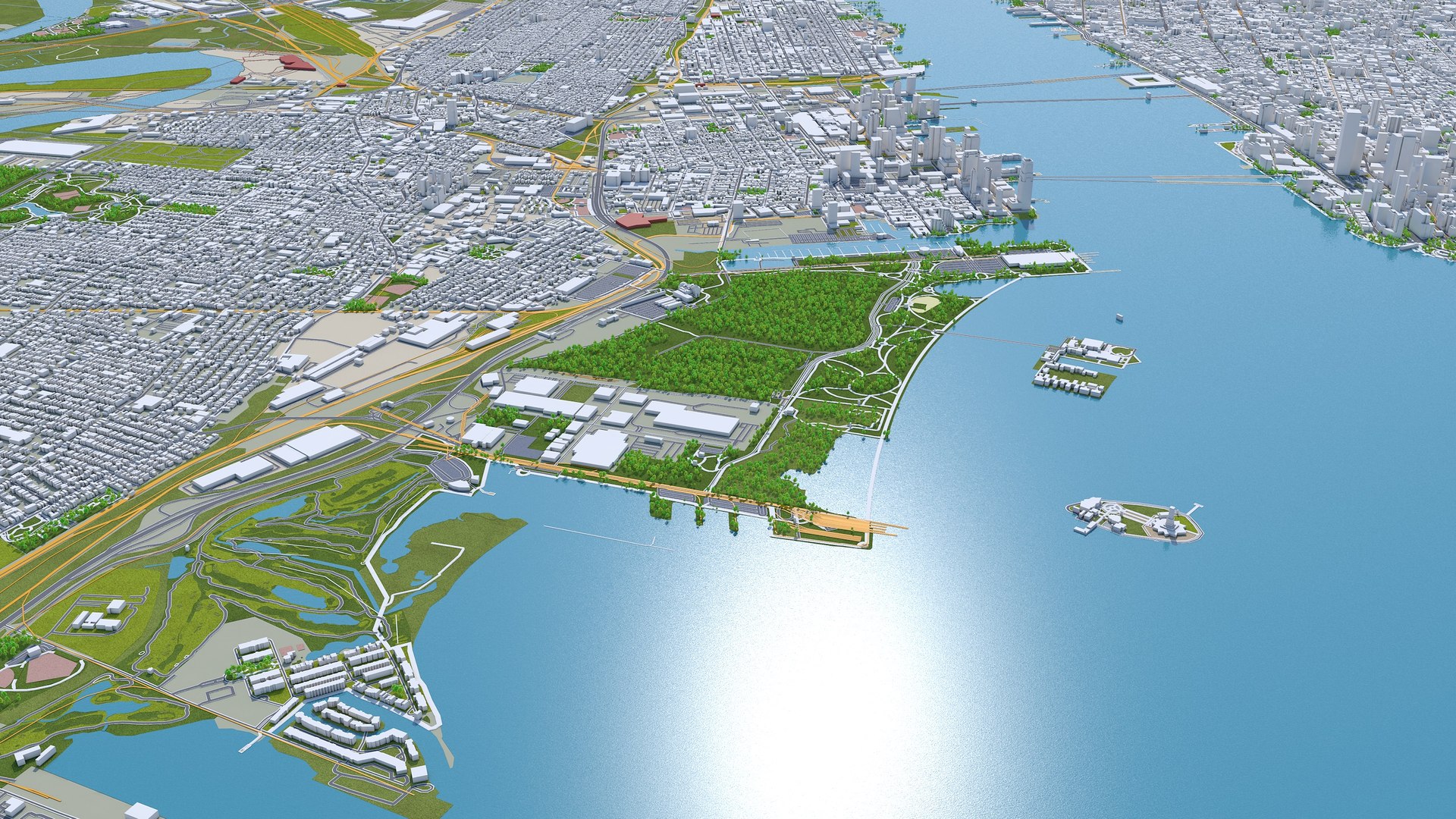 City Area Building Model - TurboSquid 1628300