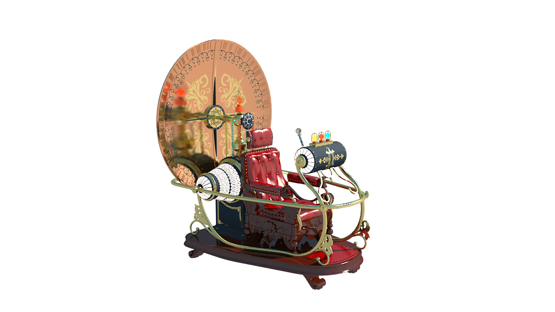 time machine 1960 3d model