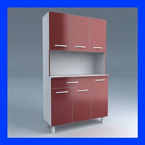 cupboards cabinet 3d model