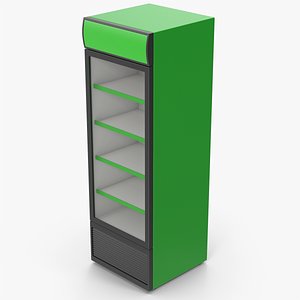 Green Beverage Refrigerator