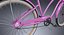 Realistische Beach Cruiser Bike Frau