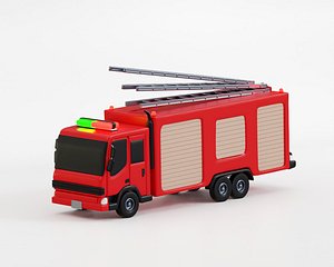 Firetruck 3d Model 3D model