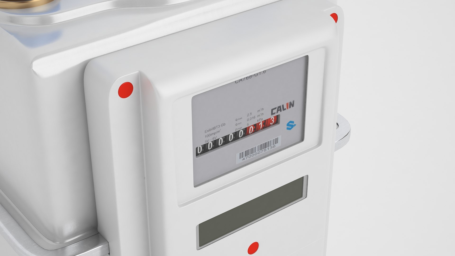Gas Prepayment Meter 3D Model - TurboSquid 1468023