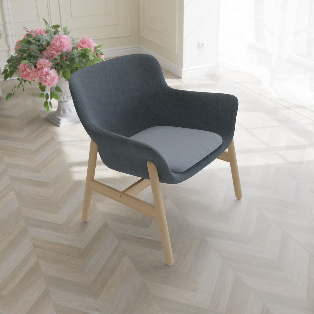 3D Armchair IKEA VEDBO TurboSquid 2056282