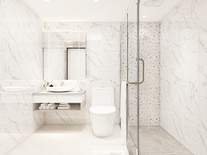 Modern Bathroom - 043 3D model