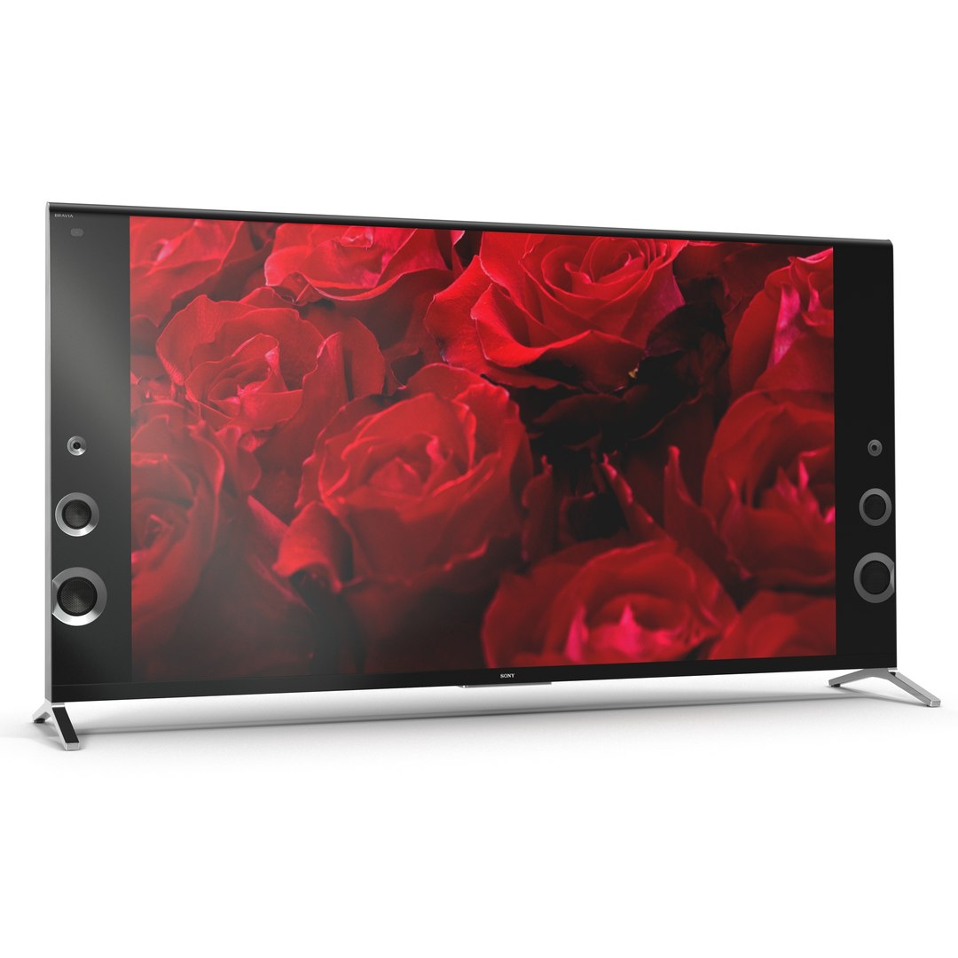 Sony X900B Premium 4K Ultra HD TV 3D Model 3D model preview