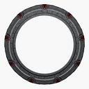 3d stargate sg-1 tv model