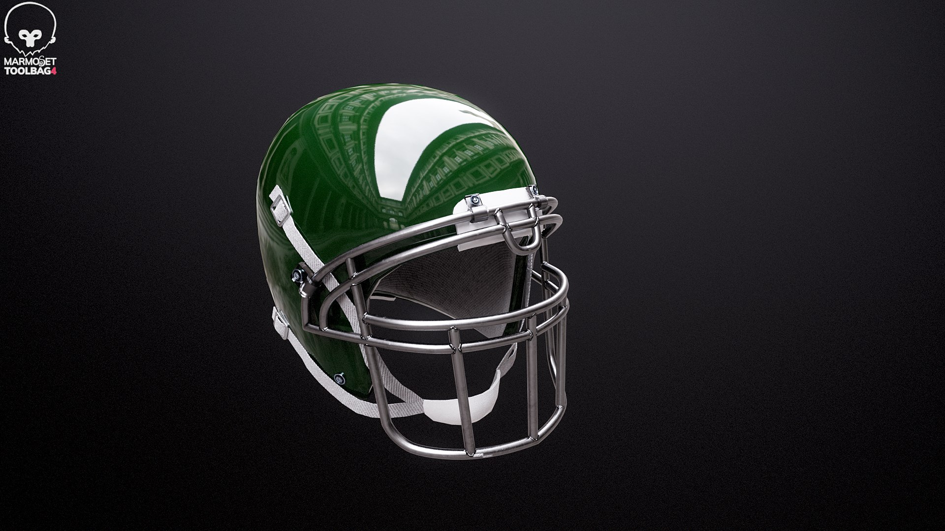 Green American Football Helmet 3D model https://p.turbosquid.com/ts-thumb/Hj/pJ74vS/ba/genushelmgerrn_toolbag__003/png/1729862048/1920x1080/fit_q87/7fe0c37b0a3b2cee73d63d50a74d1d3e32c6e7ef/genushelmgerrn_toolbag__003.jpg