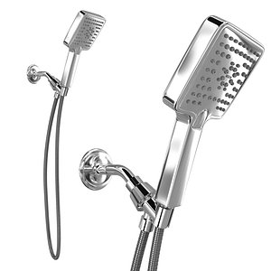 3D model Moen Genta Chrome Handheld Shower