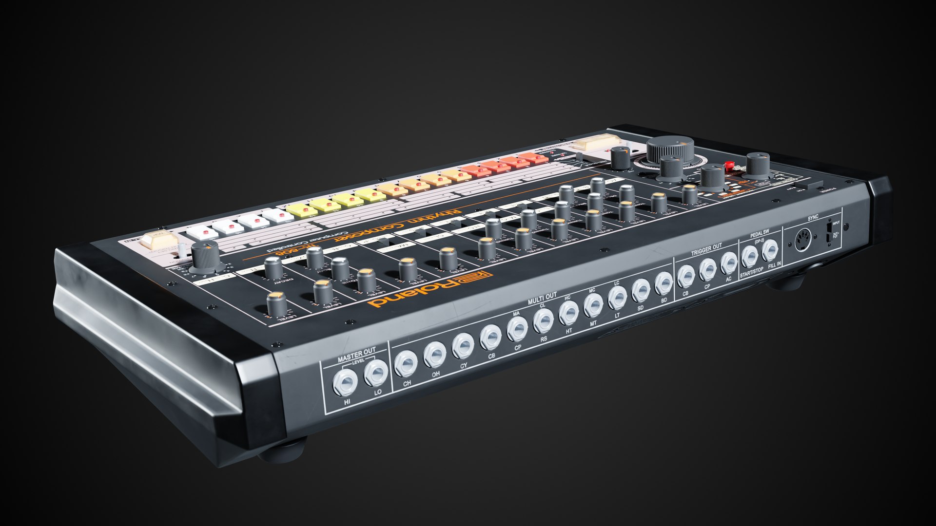 TR-808 High Poly Model Model - TurboSquid 2165859