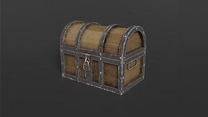 Treasure Chest Low Poly PBRt