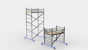 3D model mobile scaffold tower 3D model