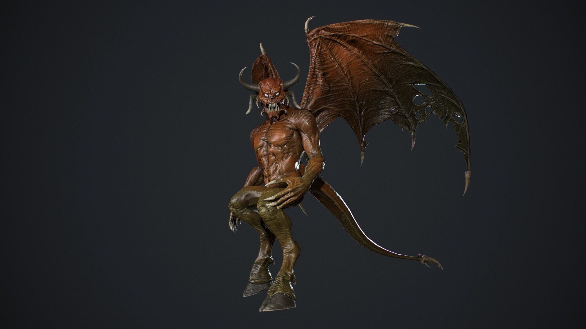 3D Demon 3 Model - TurboSquid 1950058