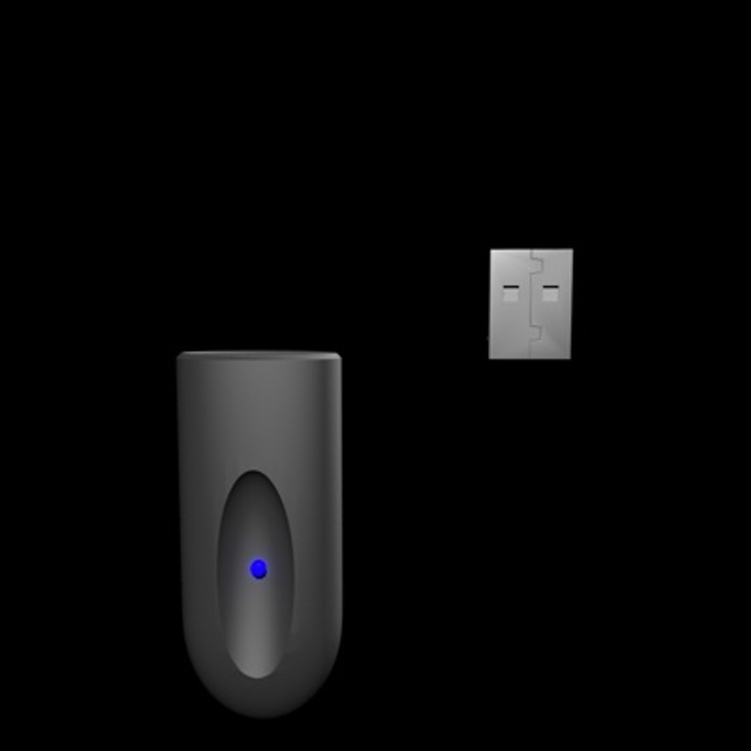 3d Wireless Usb Attachment Model