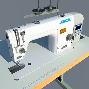 3D industrial sewing machine jack model